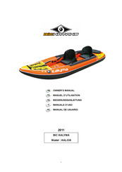 BICkayaks Kalyma Manual De Usuario