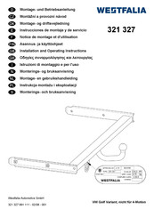 Wesrfalia 321 327 Instrucciones De Montaje