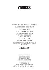 Zanussi ZDE 320 Manual De Instrucciones