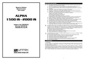 Unitek ALPHA 2000 iS Manual Del Usuario