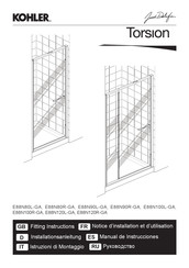 Kohler Torsion E88N120L-GA Manual De Instrucciones