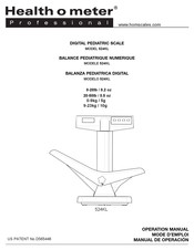 Health O Meter 524KL Manual De Instrucciones