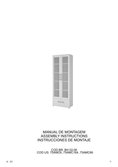 Manhattan Comfort 75AMC6 Instrucciones De Montaje