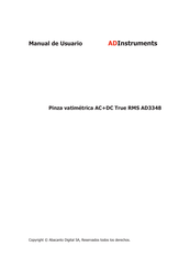 ADInstruments AD3348 Manual De Usuario