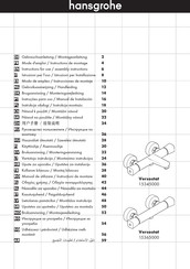 Hans Grohe Versostat 15365000 Instrucciones De Montaje