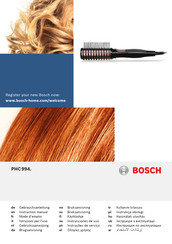 Bosch PHC994 Instrucciones De Uso