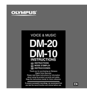 Olympus DM-20 Manual De Instrucciones