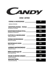 Candy CMW 2070M Manual De Usuario