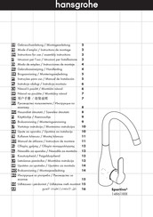 Hansgrohe Sportive2 14861 Serie Instrucciones De Montaje