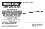 Black and Decker LPHT120 Manual De Instrucciones