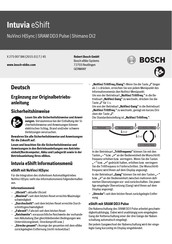 Bosch Intuvia eShift Manual Del Usuario