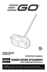 EGO RBA2100 Manual Del Operador