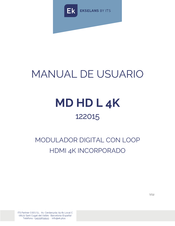 EKSELANS MD HD L 4K Manual De Usuario