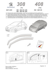 Peugeot 308 Instrucciones De Montaje Para Uso Profesional