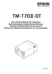 Epson TM-T70II-DT Manual Del Usuario