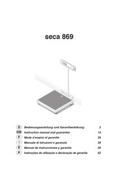 Seca 869 Manual De Instrucciones