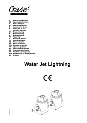 Oase Water Jet Lightning Instrucciones De Uso