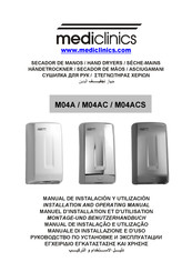 Mediclinics M04AC Manual De Instalación Y Utilizacion