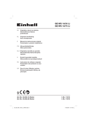 EINHELL 34.252.10 Manual De Instrucciones Original