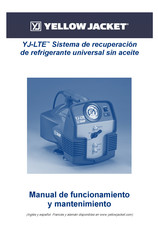 yellow jacket 95738 YJ LTE Instalación Y Manual De Funcionamiento Y Mantenimiento