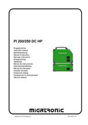 Migatronic PI 200 AC/DC HP Manual De Instrucciones