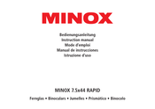 MINOX 7.5x44 RAPID Manual De Instrucciones