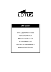 Lotus ILMFS60 Manual De Instrucciones