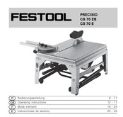 Festool PRECISIO Serie Instrucciones De Servicio