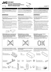 JVC KD-G821 Manual De Instrucciones