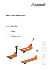 unicraft PHW 2506 Instrucciones De Operación