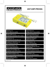 König Electronic ANT AMP-PRO30A Manual De Uso