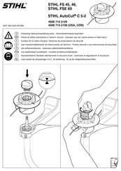 Stihl FS 45 Instrucciones De Servicio