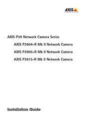 Axis P39 Serie Guia De Instalacion