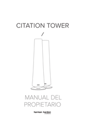 Harman Kardon CITATION TOWER Manual Del Propietário