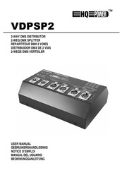 HQ-Power VDPSP2 Manual Del Usuario