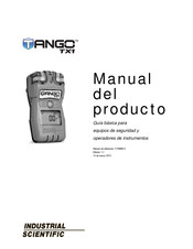 Industrial Scientific TANGO TX1 Manual Del Producto