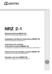 GESTRA NRZ 2-1 Instrucciones De Montaje