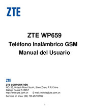 ZTE WP659 Manual Del Usuario
