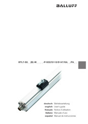 Balluff BTL7-S5 Serie Manual De Instrucciones