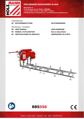 HOLZMANN MASCHINEN BBS350 Instrucciones De Servicio