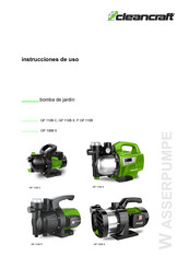 CleanCraft GP 1105 P Instrucciones De Uso