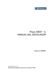 Fermax MEET Manual Del Instalador