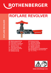 Rothenberger ROFLARE REVOLVER Instrucciones De Uso