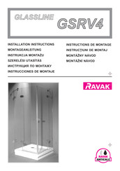 RAVAK GSRV4 Instrucciones De Montaje