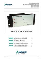 Warner Electric BTCS2020 Manual De Servicio