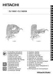 Hitachi CJ 160VA Instrucciones De Manejo