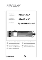 Braun Aesculap Favorita II Instrucciones De Manejo