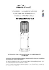 Salvador Escoda mercalor MT-01560 MINI TOTEM Manual De Instrucciones
