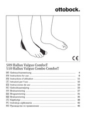 Ottobock 510 Hallux Valgus Combo ComforT Instrucciones De Uso