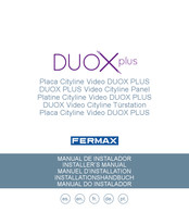 Fermax Cityline Video DUOX PLUS Manual De Instalador